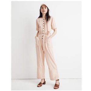 Madewell Short Sleeve Jumpsuit